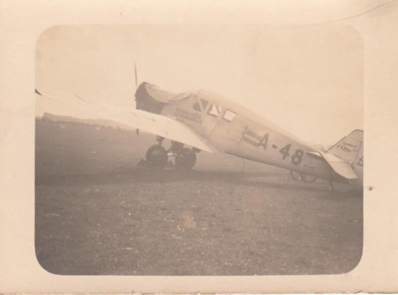 ÖSTERREICH LUFTFAHRTRUPPE 1918-38 PHOTO  JUNKERS F13