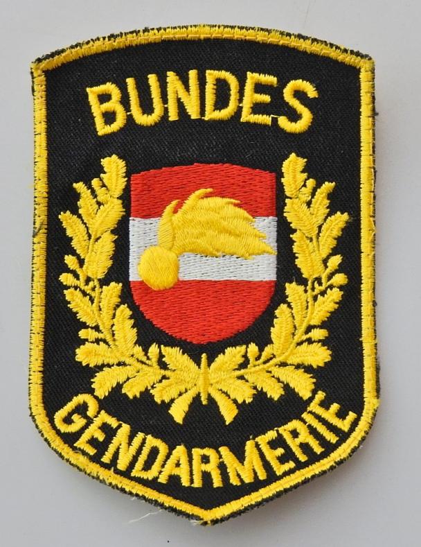 ÄRMELABZEICHEN BUNDES GENDARMERIE 80ER JAHRE