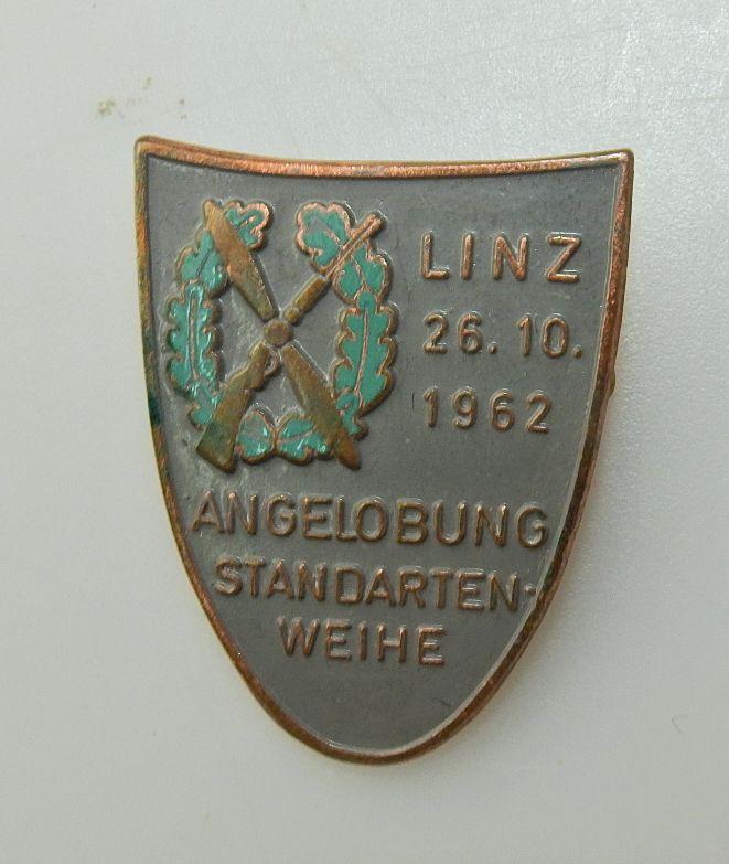 ÖSTERREICH BUNDESHEER ABZEICHEN ANGELOBUNG LINZ 1962