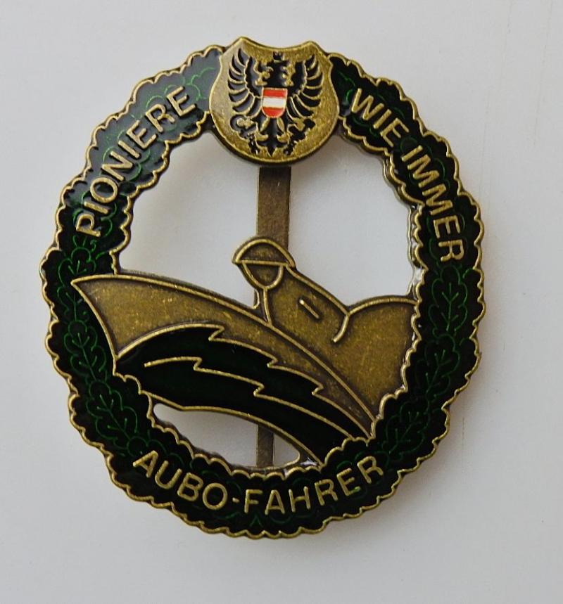 ÖSTERREICH BUNDESHEER ÖBH VERWENDUNGSABZEICHEN AUBO FAHRER