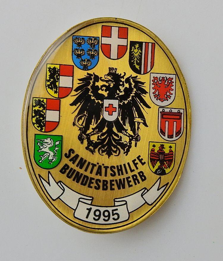 ÖSTERREICH BUNDESHEER ÖBH ABZEICHEN SANITÄTSHILFE BUNDESBEWERB 1995