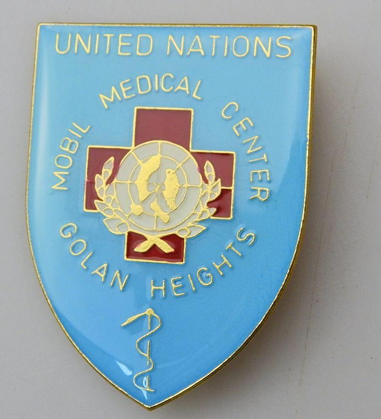 ÖSTERREICH BUNDESHEER ÖBH TRUPPENKÖRPERABZEICHEN UNO MOBIL MEDICAL CENTER GOLAN